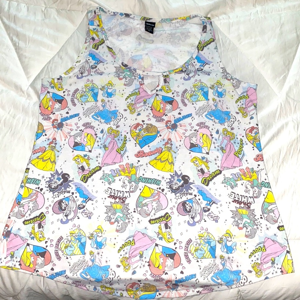 Disney Princess cartoon tunic sz 2x